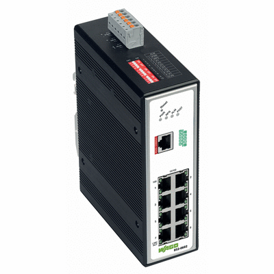 Industrial-Managed-Switch, 8-port 100Base-TX, PROFINET, Extended temperature range