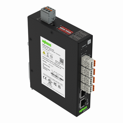 Industrial-ECO-Switch, Single Pair Ethernet, 2 puertos 10/100Base-TX, 2 puertos 10/100Base-TX
