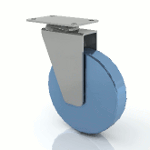 Plate Type Casters, Swivel 5" - Top Plate