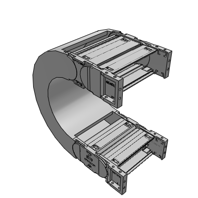 封闭式|内外侧盖板可开