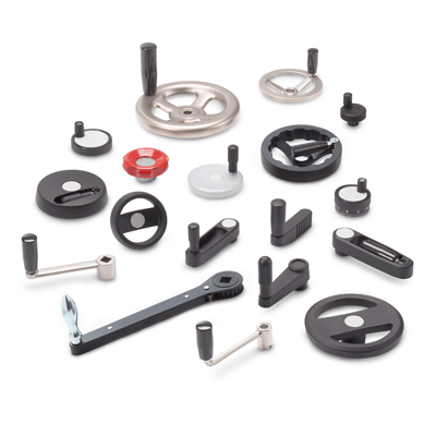 1.3 Adjusting with handwheels and cranks