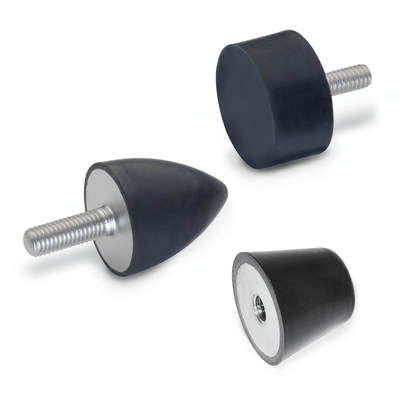 Vibration Isolation Mounts, Rubber Bumpers