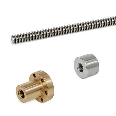 Trapezoidal Lead Screws, Trapezoidal Lead Nuts