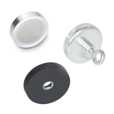 Retaining magnets, disc-shaped