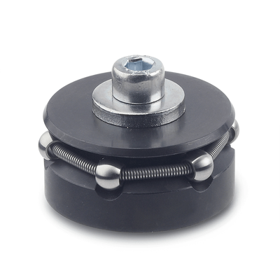 Centring bore clamps type K with clamping balls