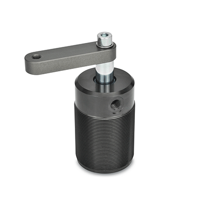 Swing clamps, Type B, Clamping arm with threaded hole