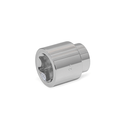 Sockets, Aluminum, for Hygienic Design Standard Parts, Coding K Short version