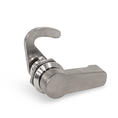 Hook-Type Latches, Stainless Steel, with Operating Elements, Not Lockable, Type HGN with lever