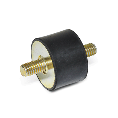 Rubber buffers, with 2 screws Inch