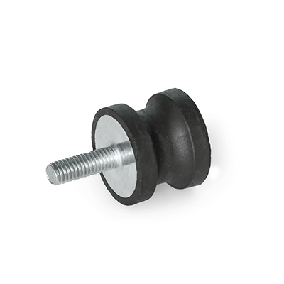 Rubber buffers, Type ES, with female thread / threaded stud