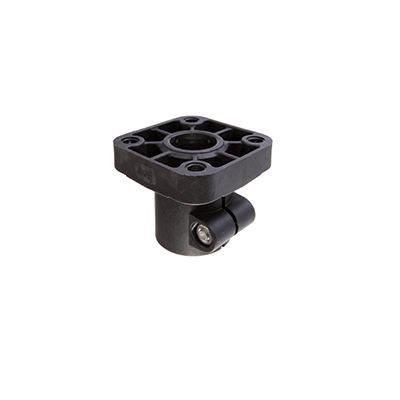 Support heads, Square base, for 38 mm Tubing