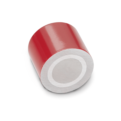 Retaining magnets, rod-shaped, with female thread