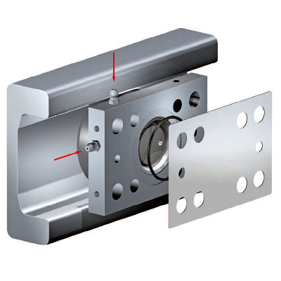 Flange plates rectangular for Combined Bearings and Radial Bearings