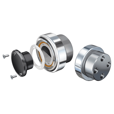Combined Bearing with combined bolt and oilamid insert - Axial Bearing adjustable by shims