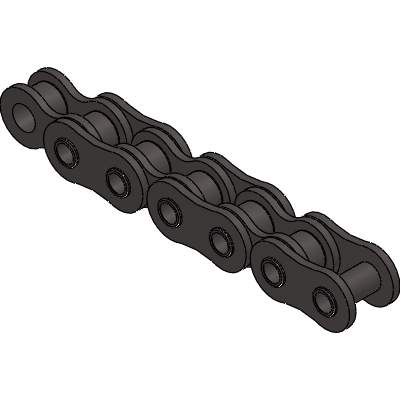 Hollow pin chains from Type 1 to Type 3