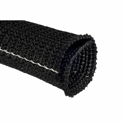 BraceSLEEVE woven sleeves open / self-closing, PEOS, polyester, monofilament with fire-resistant fibers