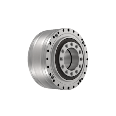 Torsion-resistant, zero-backlash hollow shaft gearbox for robotics