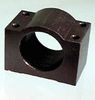 Linear Bearing Bracket - Aluminum 6061T6 Black Anodized - 6mm to 30mm Shaft Sizes