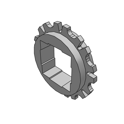 注塑方孔主动轮