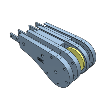 不锈钢尾部轮装置