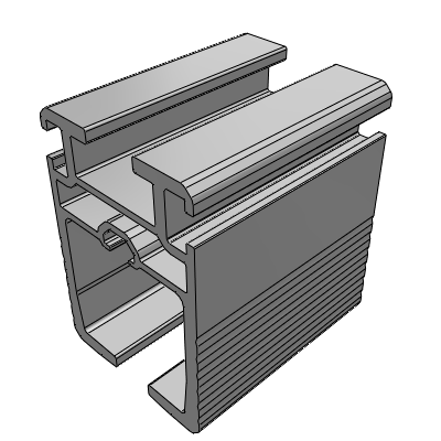 Rail aluminum profile