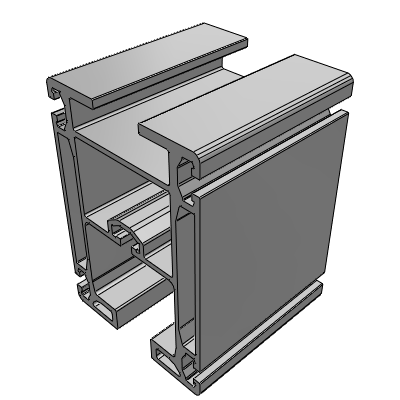 Rail aluminum profile