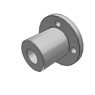 30 degree trapezoidal lead screw with nut and flange type