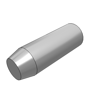 Dowel pin straight rod type h7