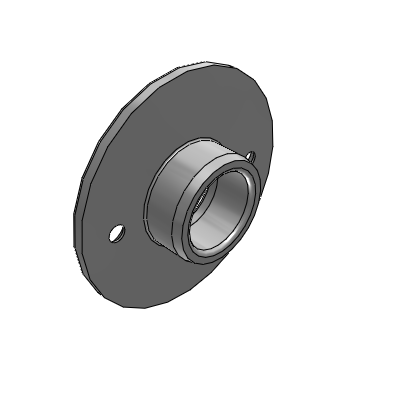 Oil-free bushing copper alloy thrust type flat head bolt pass