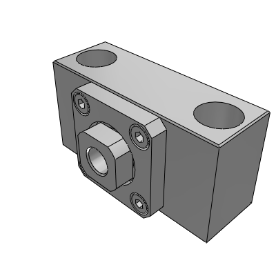 Fixed side square low profile
