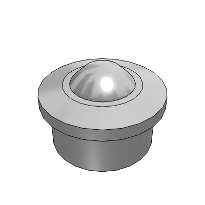 万向球 半压入式 重型 钢制