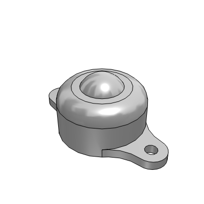 万向球 法兰式 注塑型 塑制