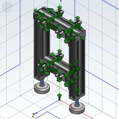 托盘输送机支脚·双层支脚