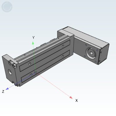 KK单轴驱动器 无护盖 60系列·标准型·马达侧装