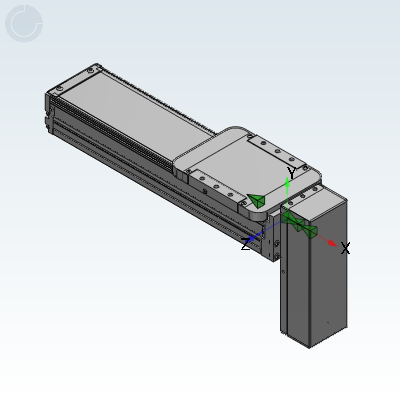 经济型KK单轴驱动器•含钢带护盖•86系列•标准型•马达侧装