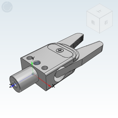 机械手末端零件 注塑机取放治具 水口夹·内螺纹接口