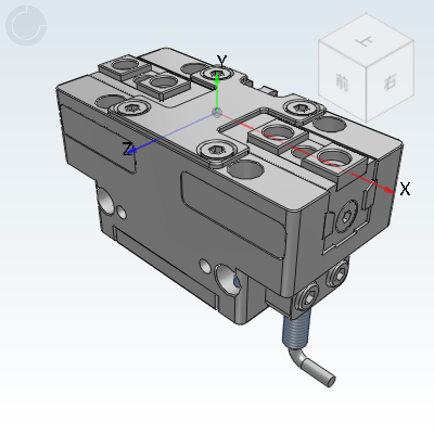 机械手末端零件-气动夹爪 气动平行两爪