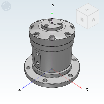 机械手末端零件-气动夹爪 无限连续旋转头