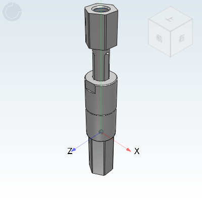 真空吸附系统 伸缩杆 弹簧内置·不可旋转型