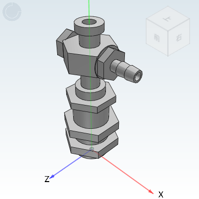 真空吸附系统 伸缩杆 弹簧外置·不可旋转型