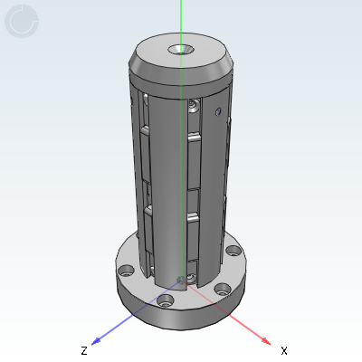 气胀轴，法兰安装型