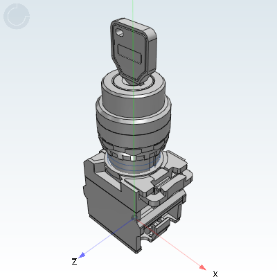 Select switch · Economical plastic · Ø 22 mounting hole series · Key type