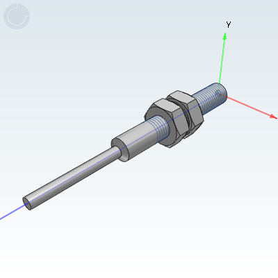 Inductive proximity sensor ultra small cylindrical M4