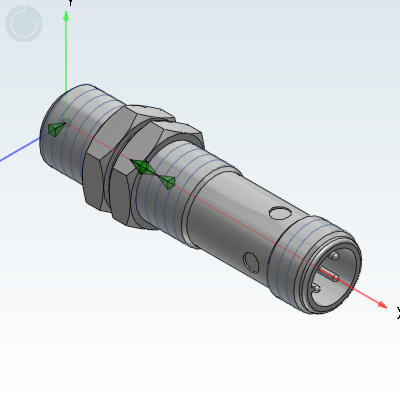 Inductive proximity sensor standard cylindrical M12