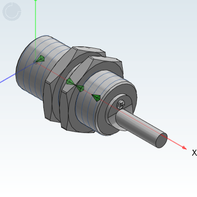Inductive proximity sensor standard cylindrical M18