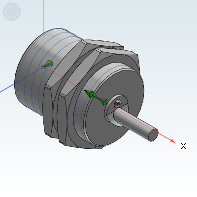 Inductive proximity sensor standard cylindrical M30
