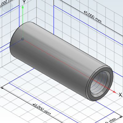 Economic tube type guide shaft · One end internal thread with wrench groove type