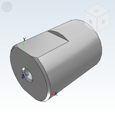 Economic guide shaft · One end internal thread type · Surface roughness Ra0.4 · With wrench groove type