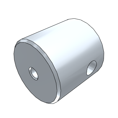 Guide shaft · Ordinary grade one end internal thread type · With through-hole type