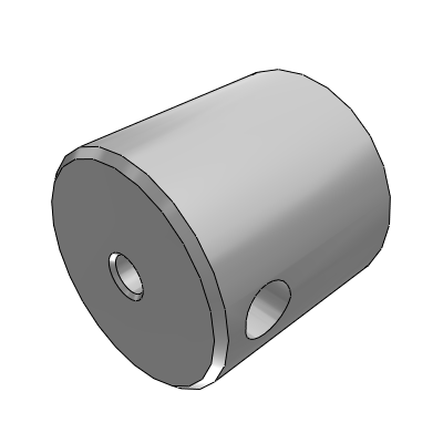 Guide shaft · Ordinary grade two end internal thread type · With through-hole type